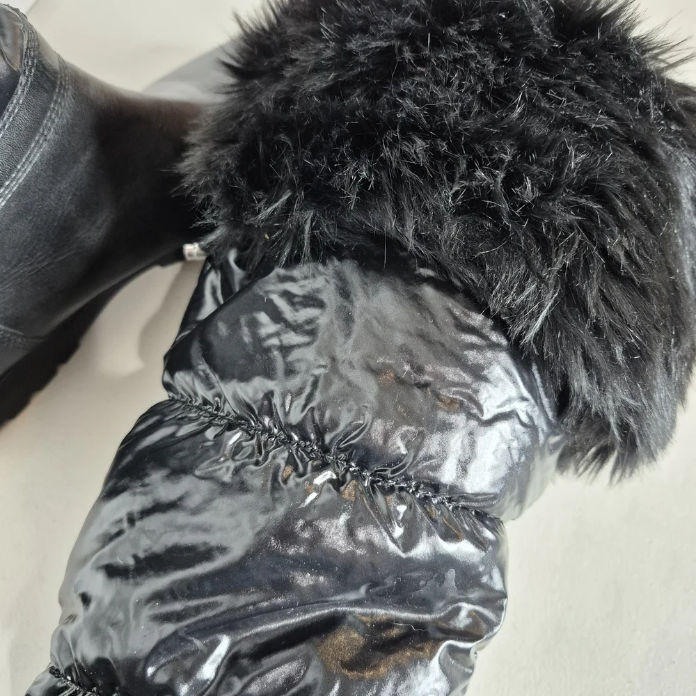 MICHAEL Michael Kors Brandy Tall Nylon Snow Boots - Size 9